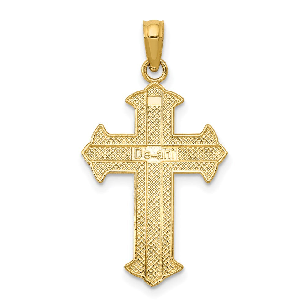 14K Passion Cross Pendant