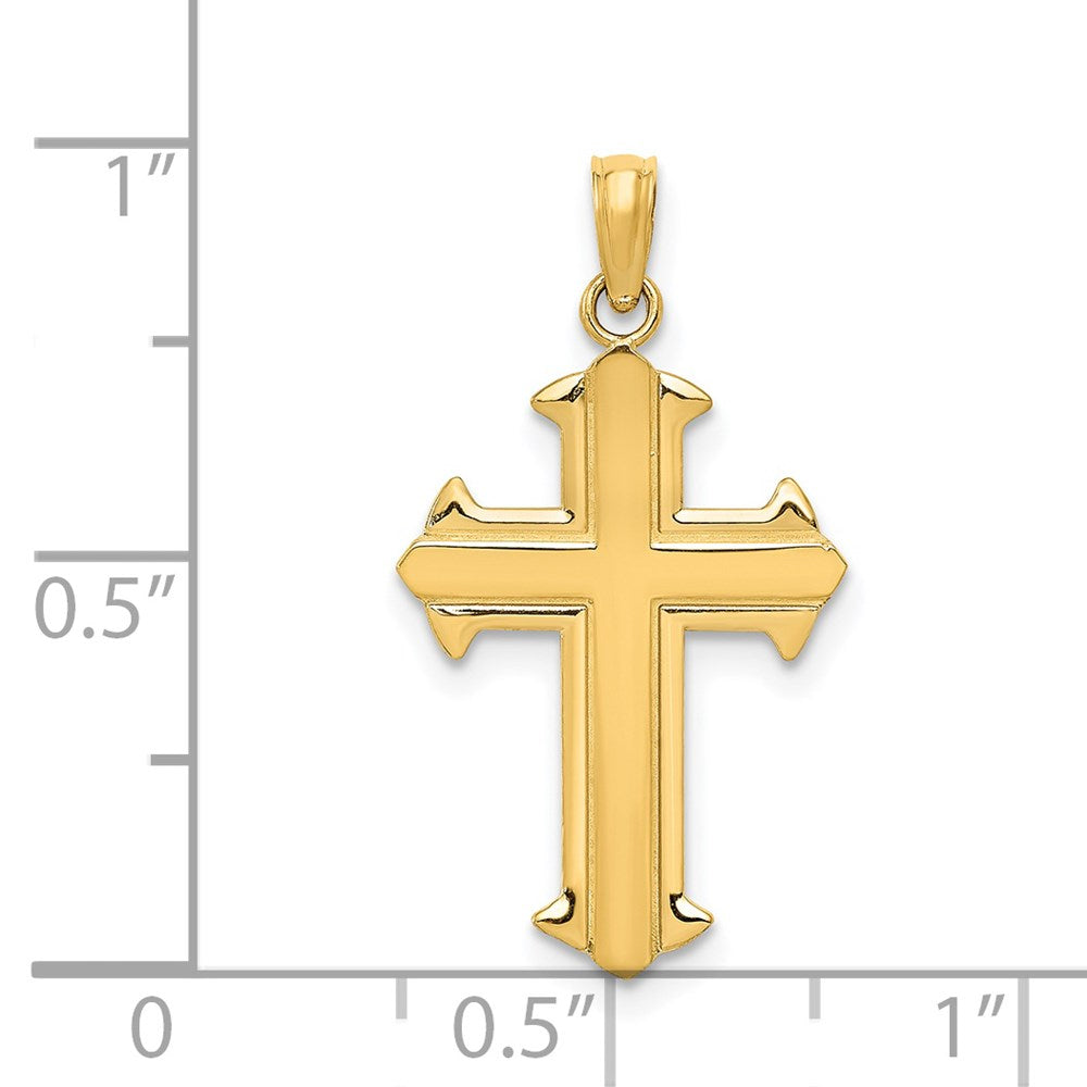 14K Passion Cross Pendant