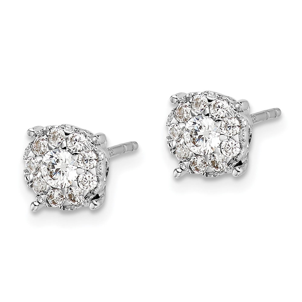 14K White Gold Lab Grown Diamond VS/SI FGH Earrings