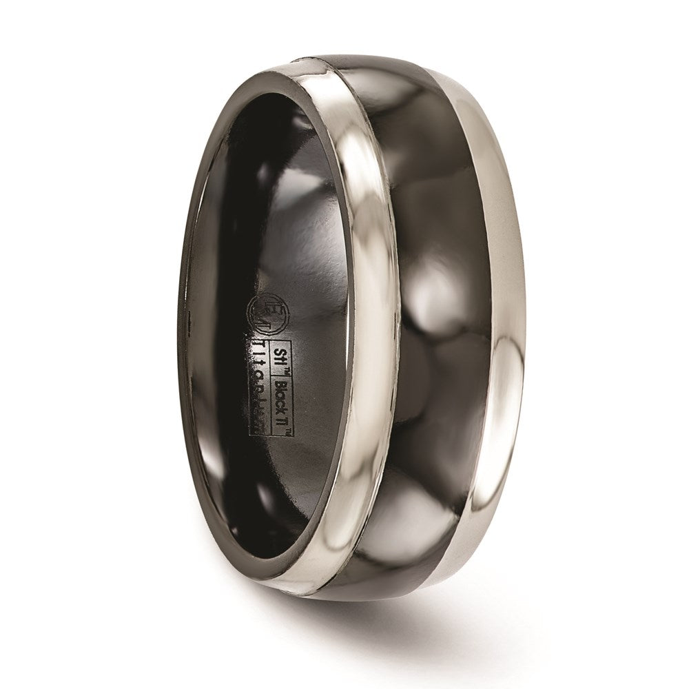 Edward Mirell Titanium Black Ti 8mm Band
