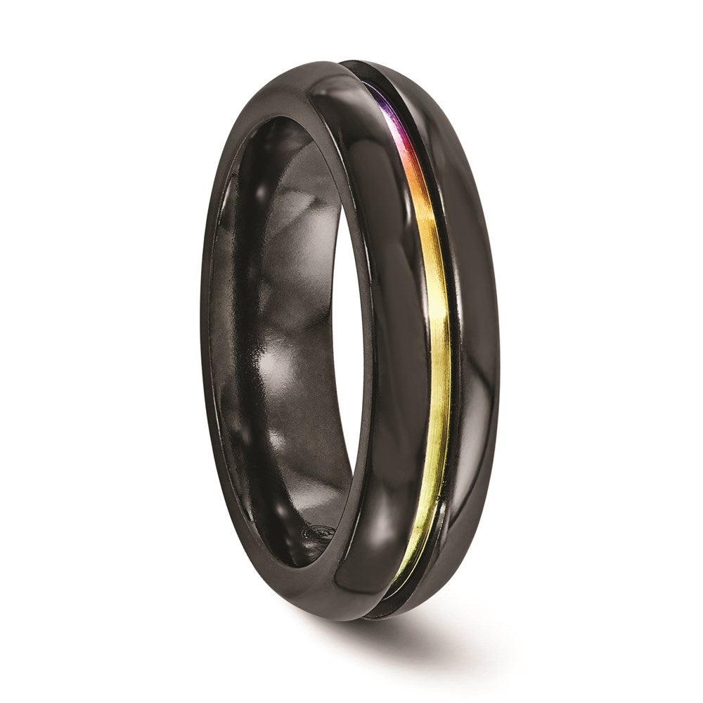 Edward Mirell Black Ti Anodized 6mm Band