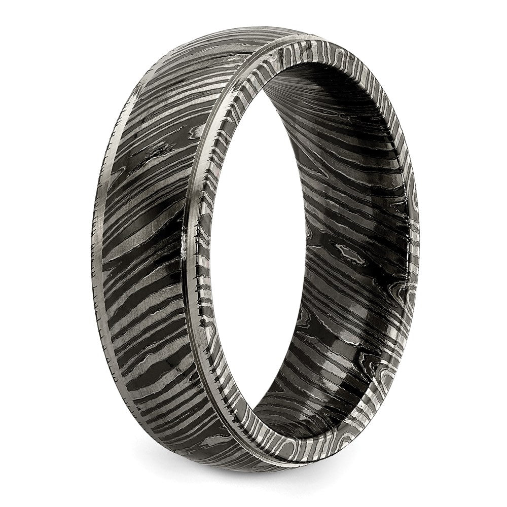 Edward Mirell Timoku 7mm Domed Step Edge Band