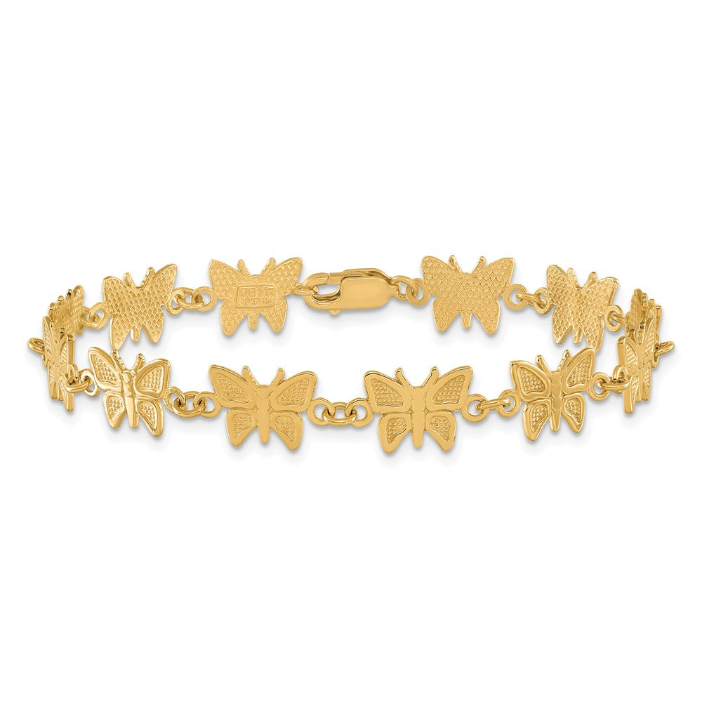 14k Butterfly Bracelet