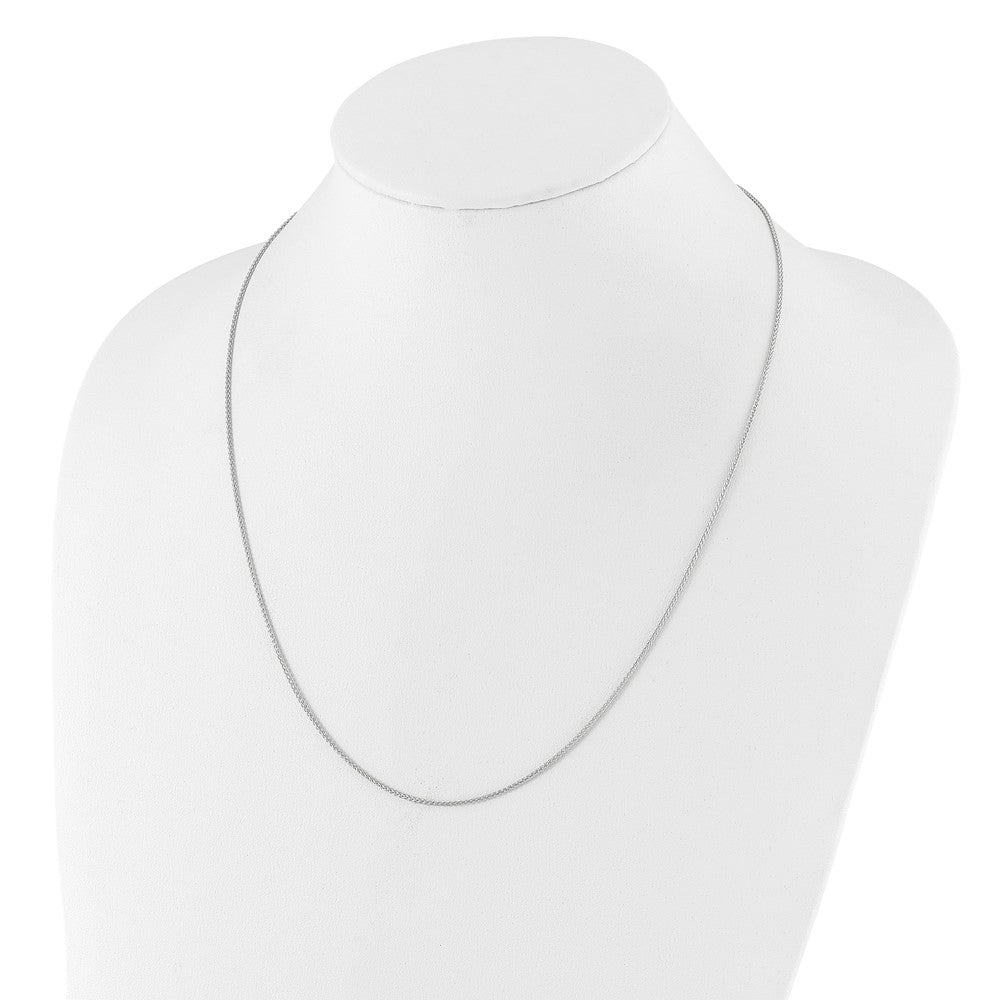 Sterling Silver Adjustable 1.3mm Spiga Chain