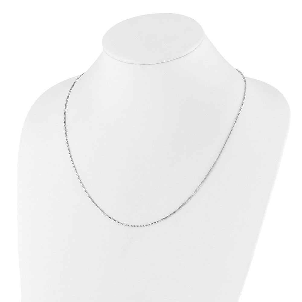 Sterling Silver Adjustable 1.1mm Box Chain