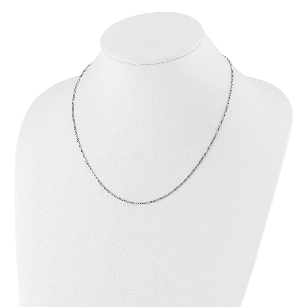 Sterling Silver Adjustable 1.3mm Box Chain