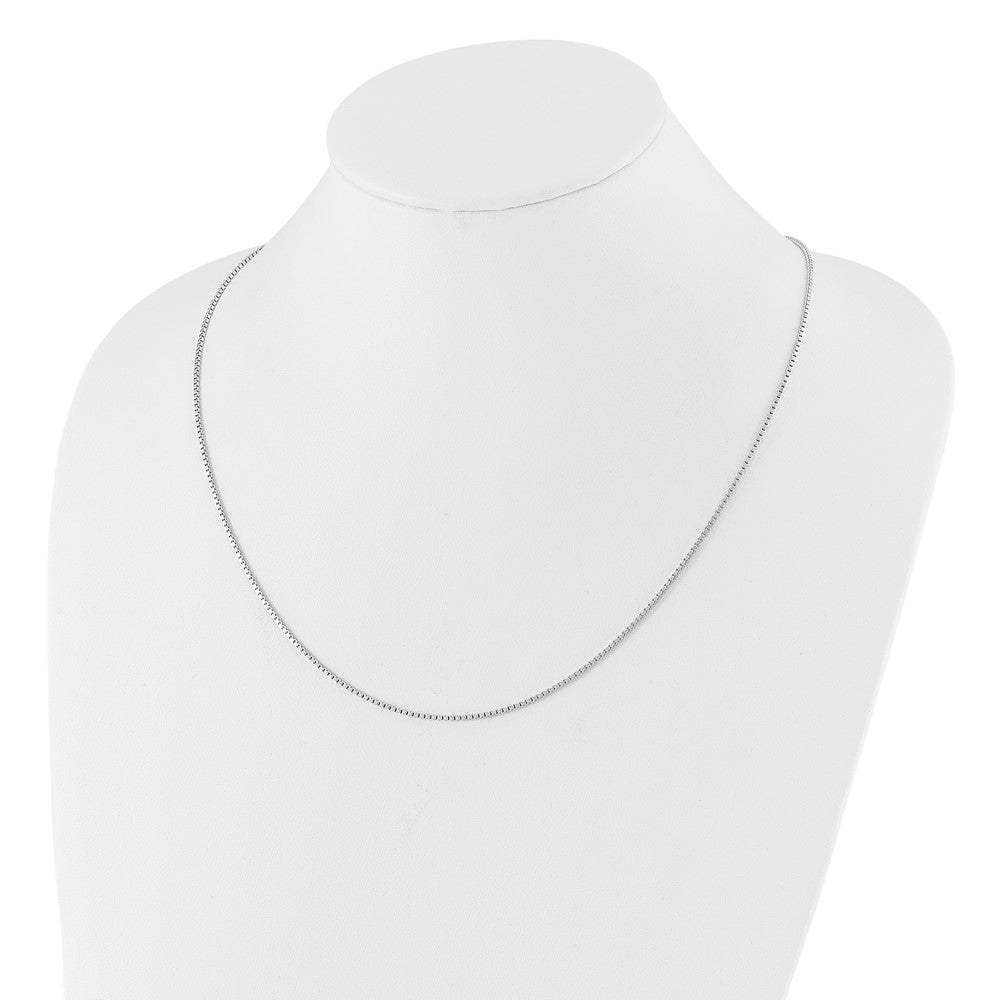 Sterling Silver Adjustable 1.3mm Box Chain