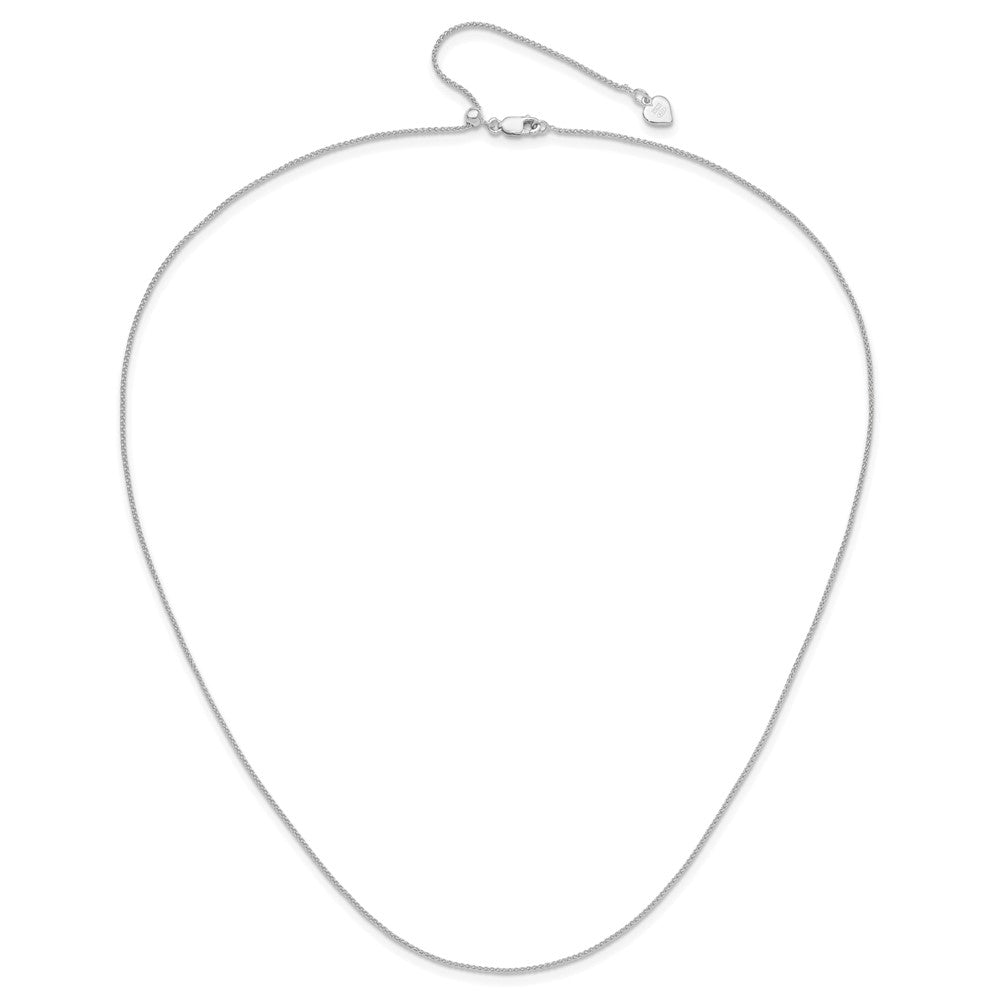 Sterling Silver Adjustable 1mm Spiga Chain