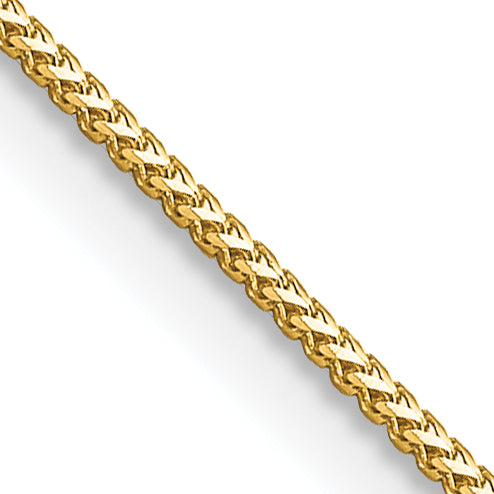 14K 24 Inch .9Mm Franco With Lobster Clasp Chain