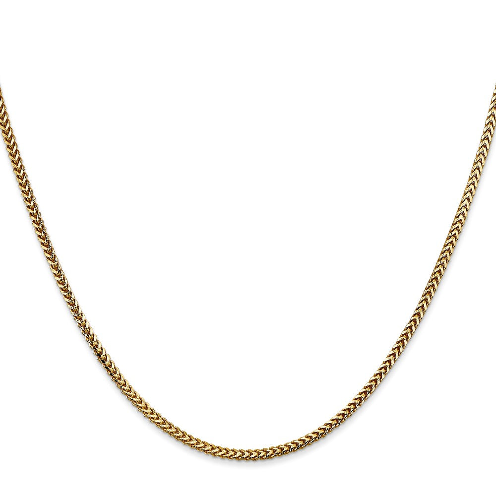 14K 16 inch 1.5mm Franco with Lobster Clasp Chain