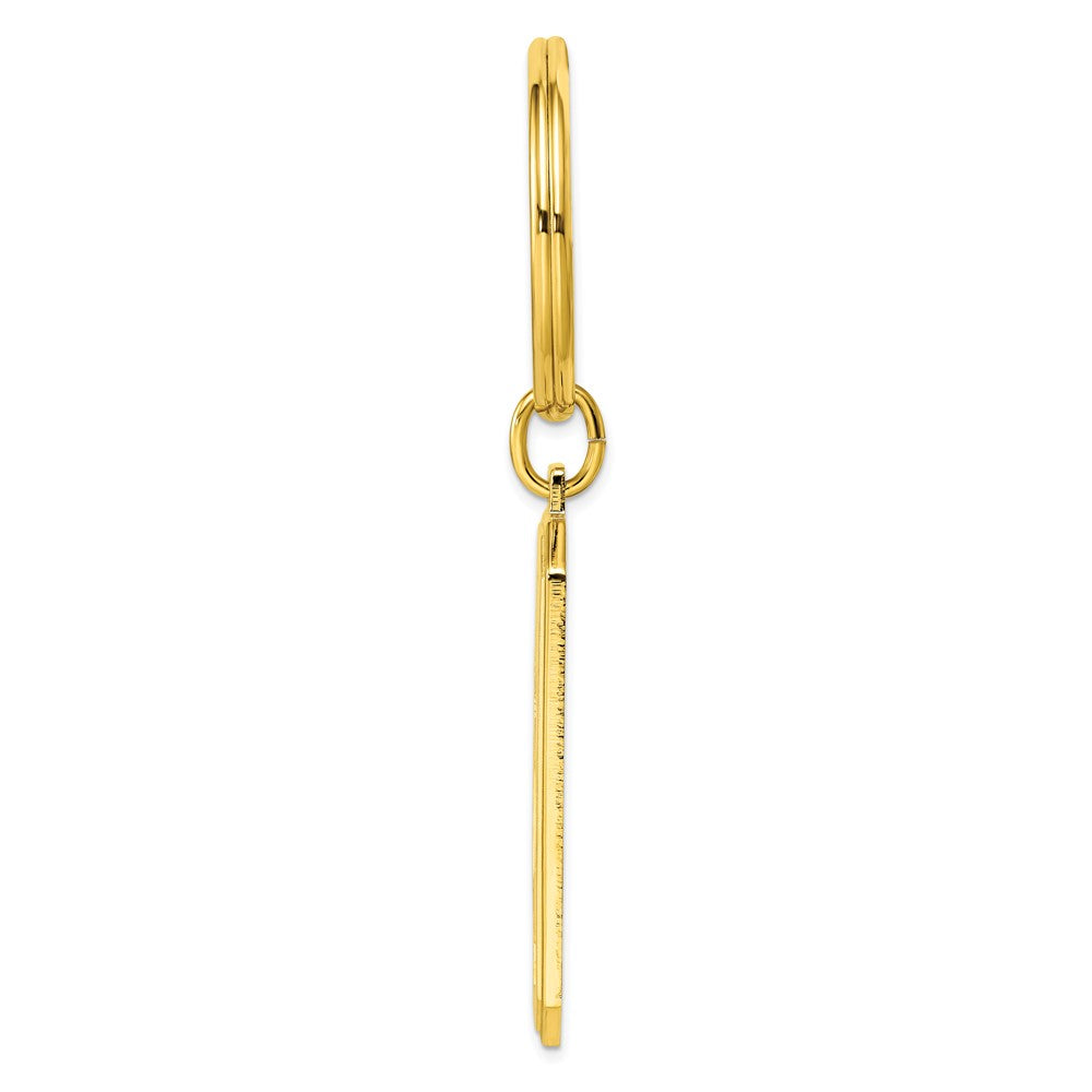 Gold-plated Kelly Waters Golf Bag Key Ring