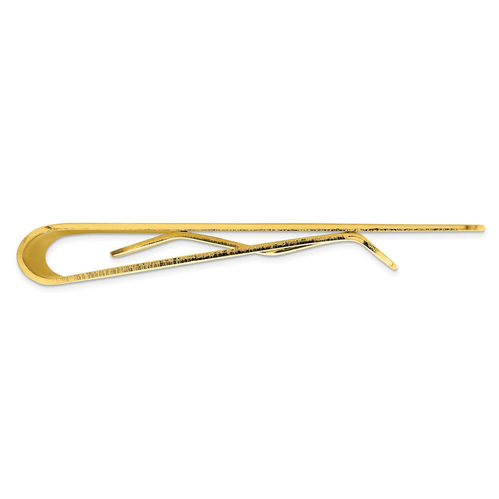 Gold-plated Kelly Waters with Engraveable Area Money Clip