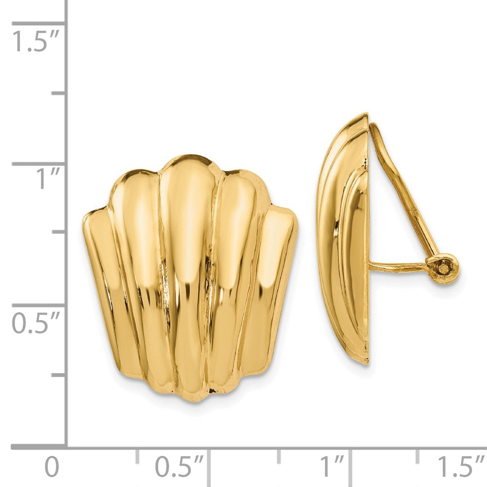 14k Non-pierced Fancy Earrings