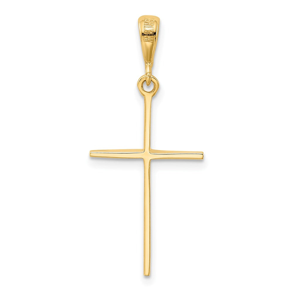 14k Polished Cross Pendant