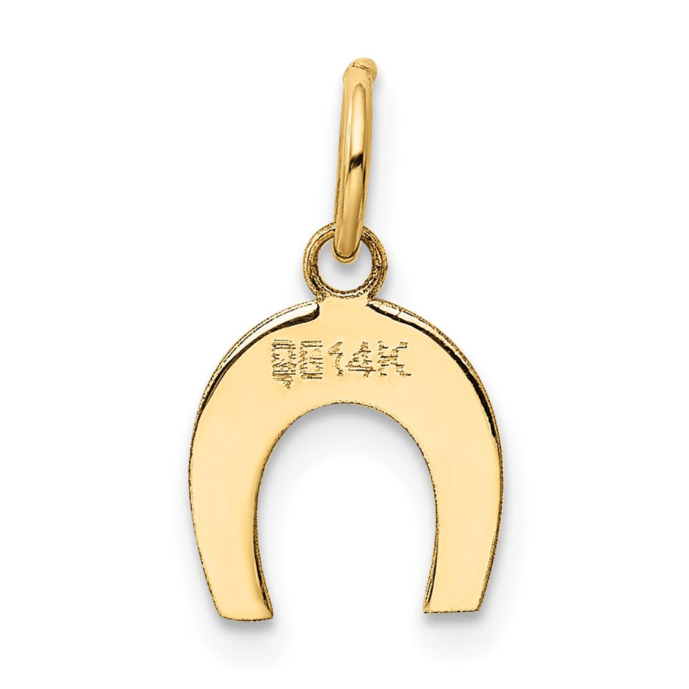 14k Horseshoe Charm