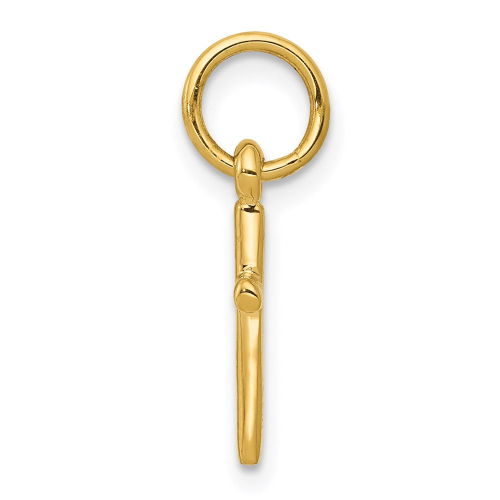 14k Small Cross Charm