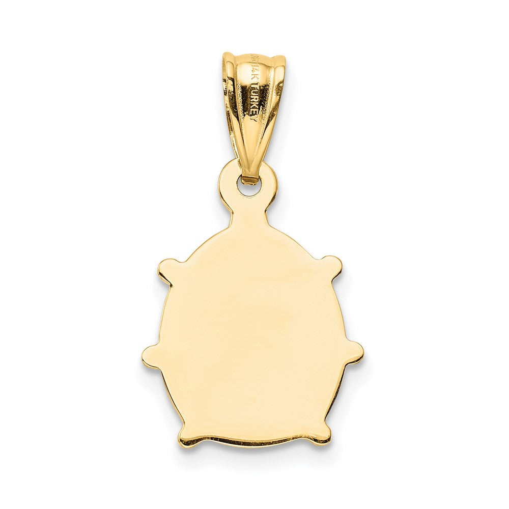 14k Enameled Ladybug Charm