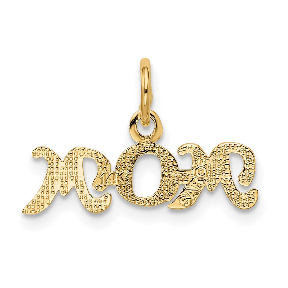 14k MOM Charm