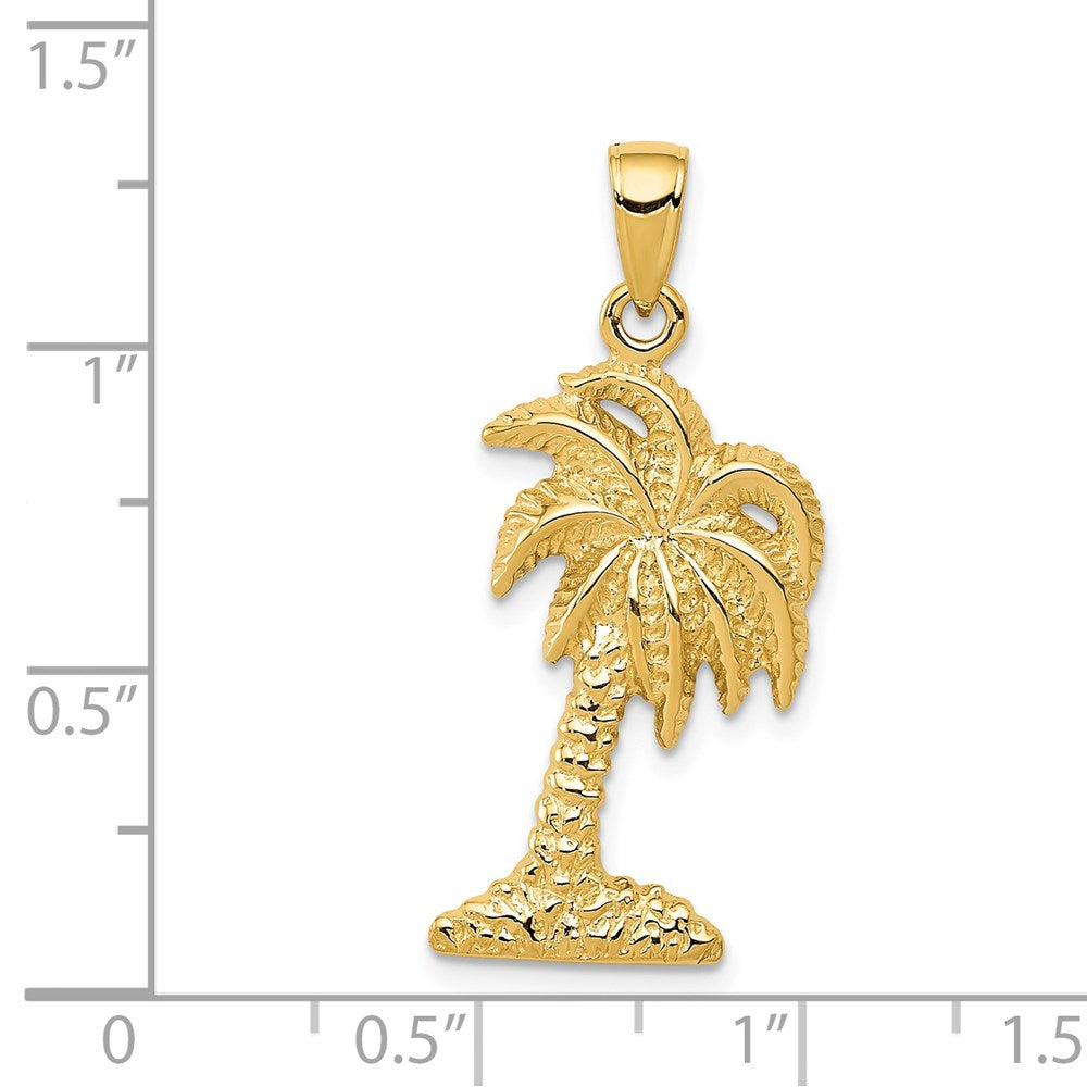 14k Palm Tree Pendant