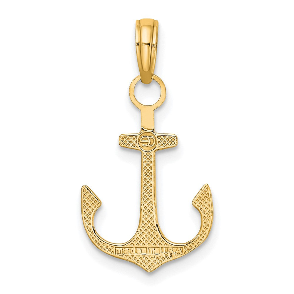14k Anchor Pendant