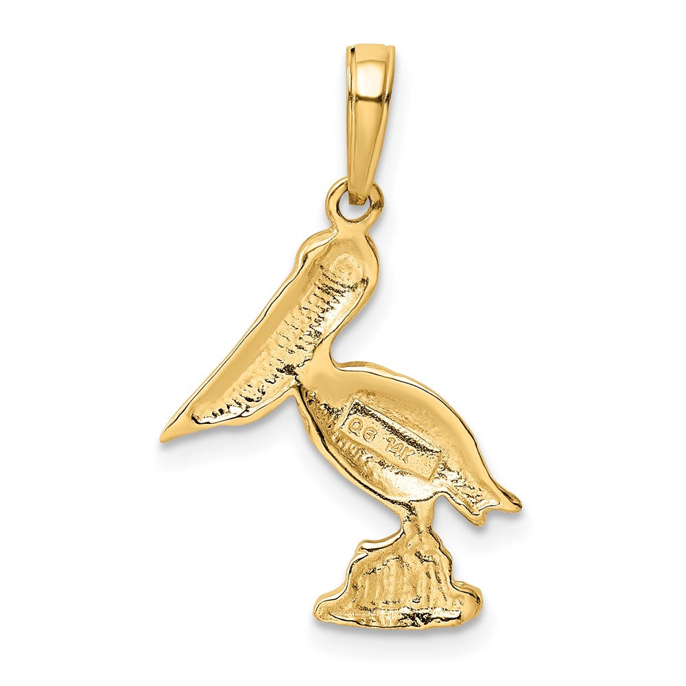 14k Pelican Pendant