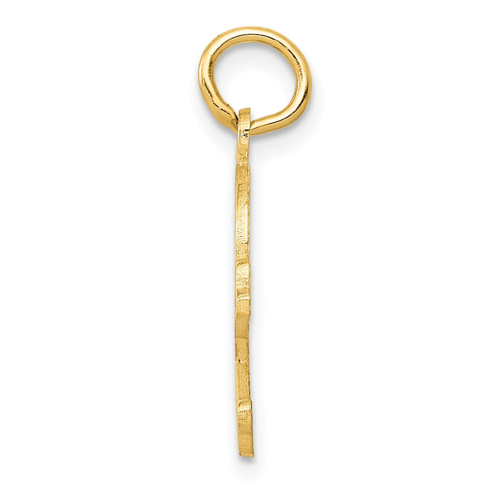 14K Skull and Bones Charm