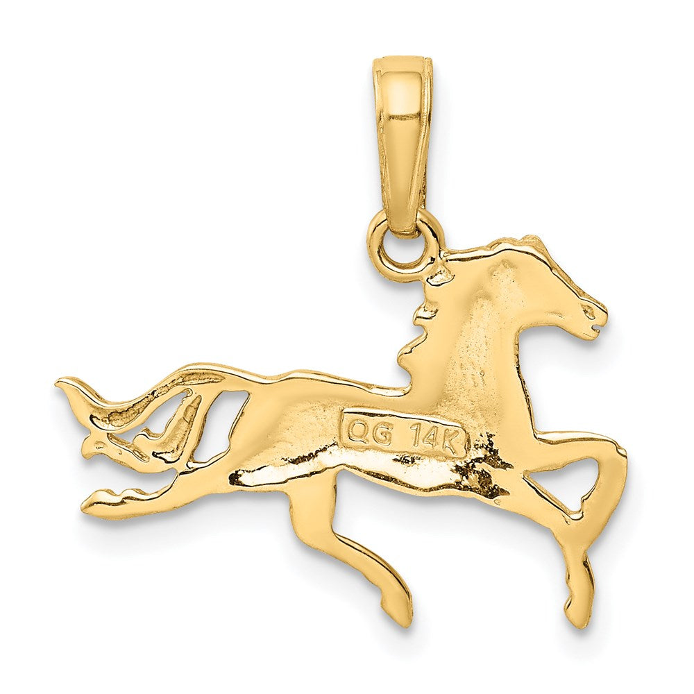 14k Horse Pendant