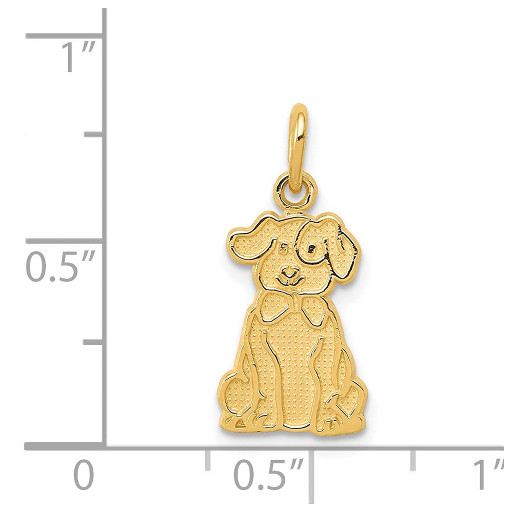 14k Puppy Charm