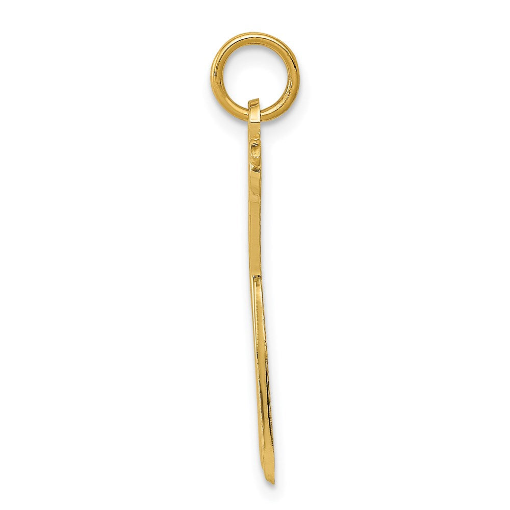 14k Scissors Charm