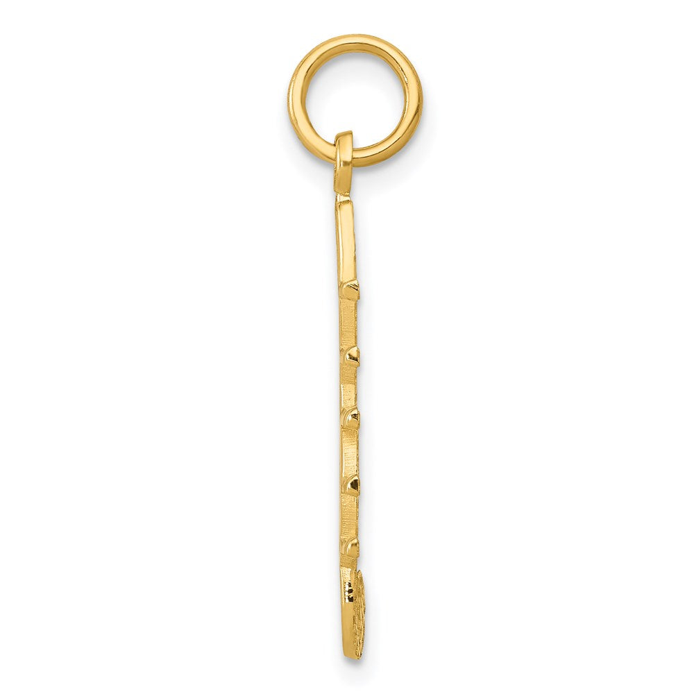 14k Musical Staff Charm