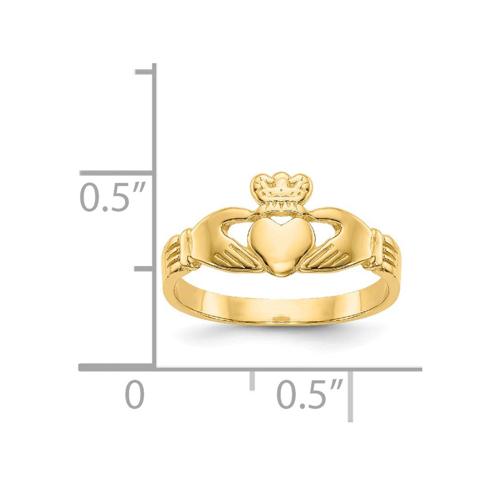 14k Baby Claddagh Ring