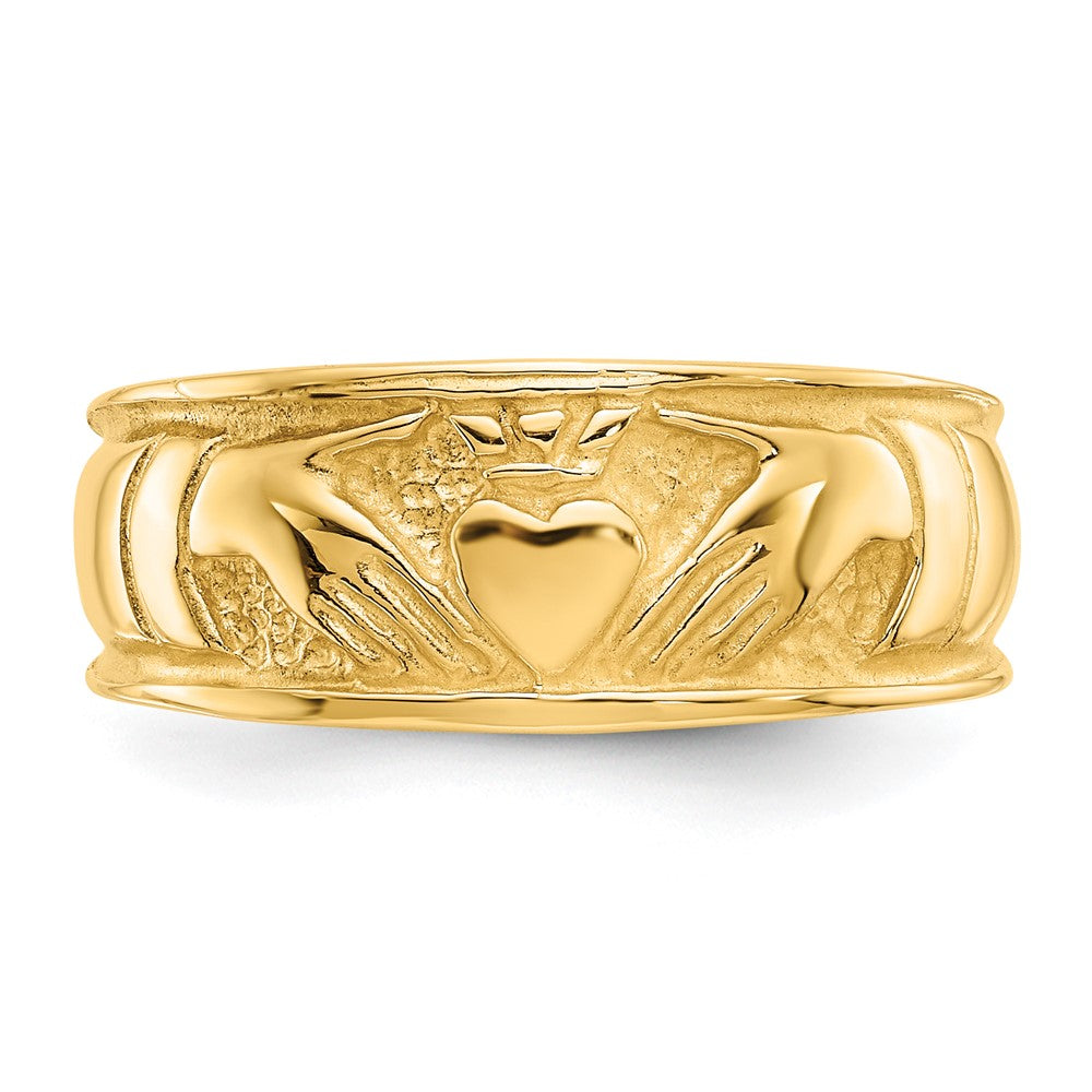 14k Ladies Claddagh Band