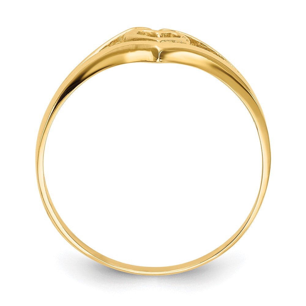 14k Polished Heart Ring