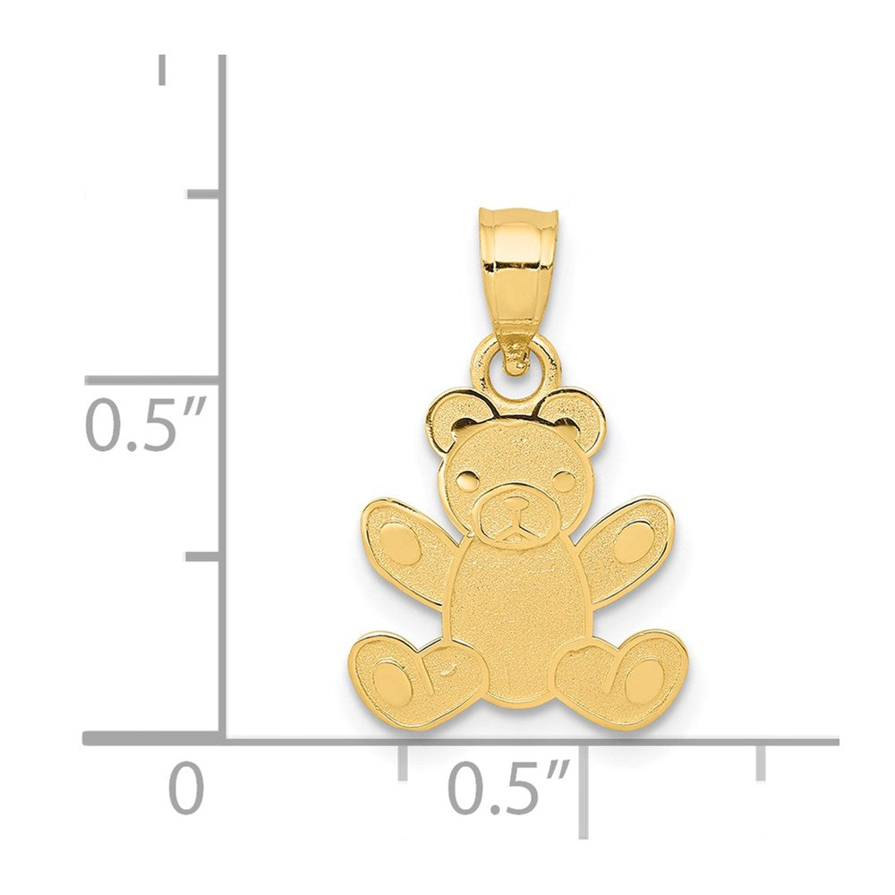14k Teddy Bear Pendant