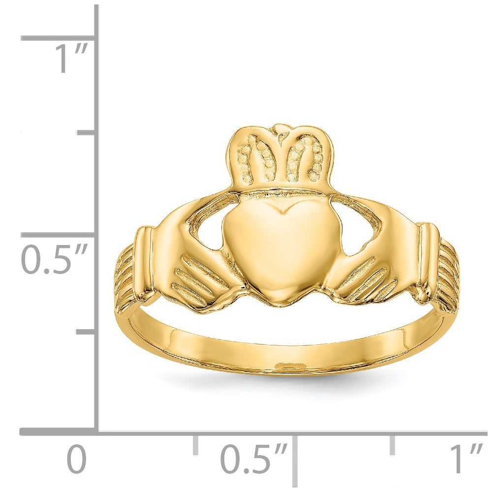 14k Men's Claddagh Ring