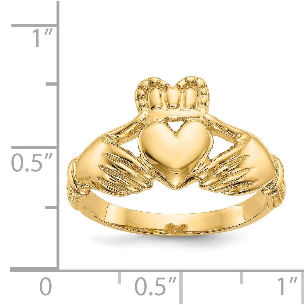 14k Men's Claddagh Ring