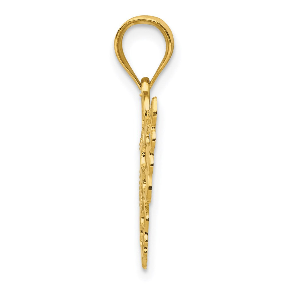 14k Butterfly Pendant