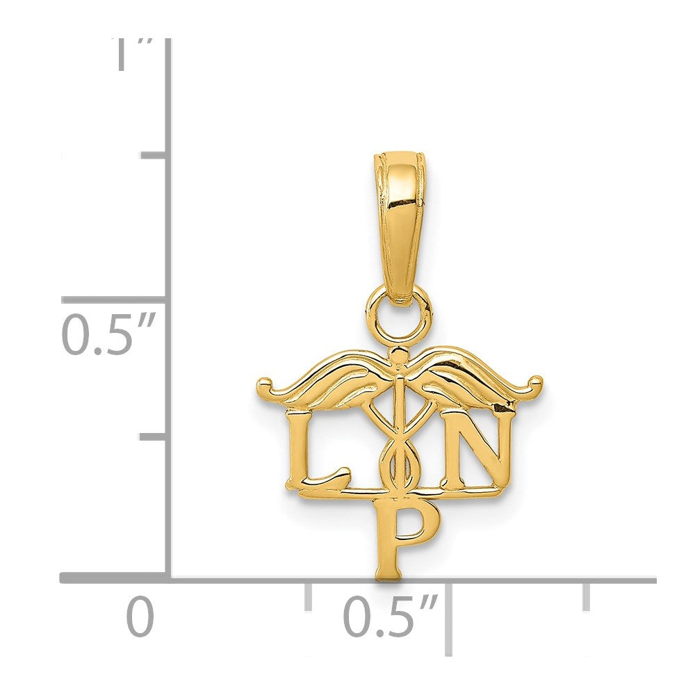 14k LPN Symbol Pendant