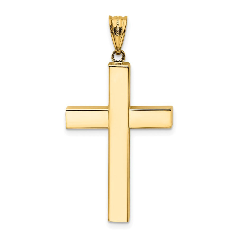 14k Hollow Cross Pendant