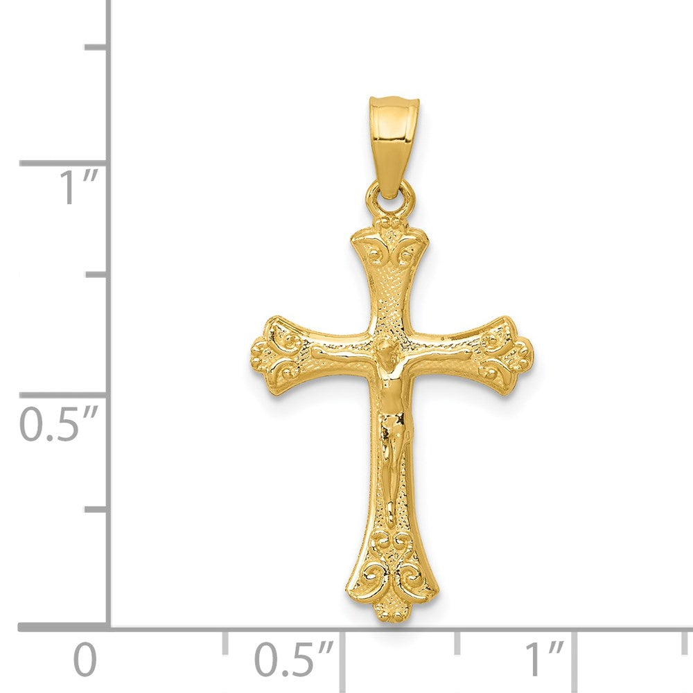 14k Crucifix Pendant