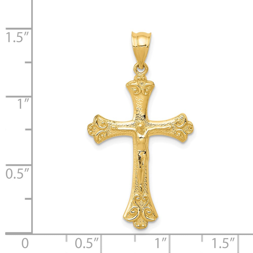 14k Crucifix Pendant