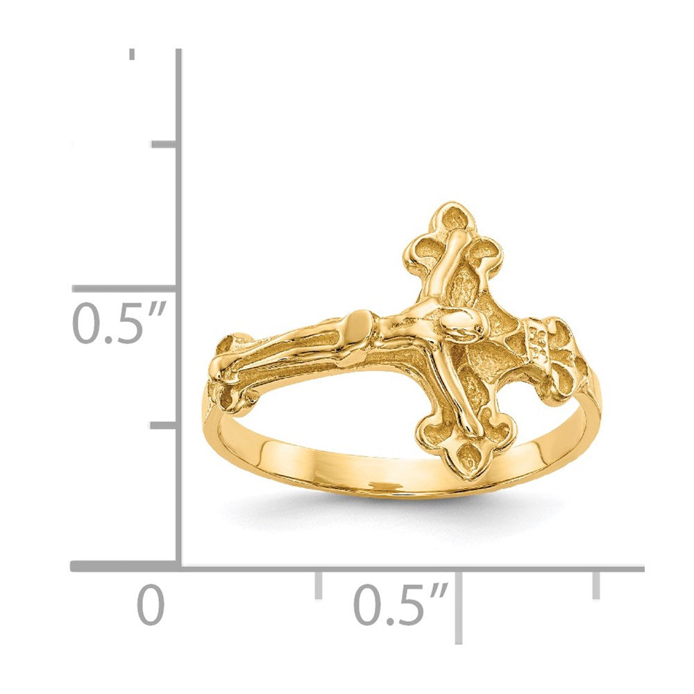14k Crucifix Ring
