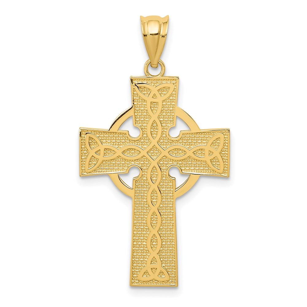 14k Celtic Cross Pendant