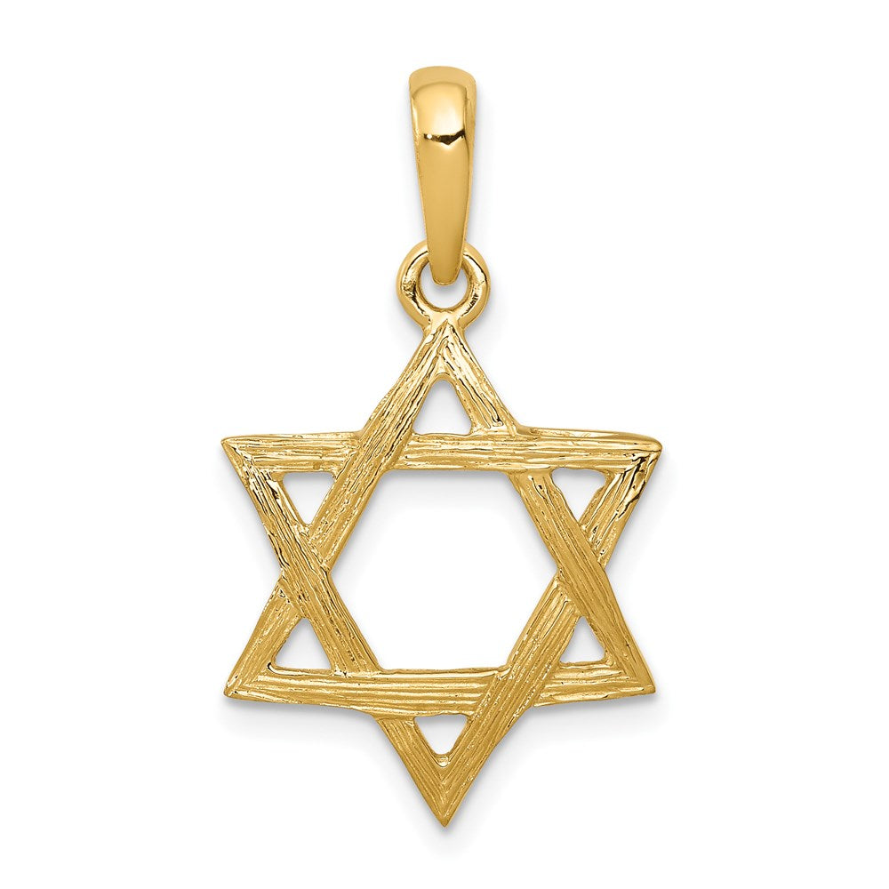 14K Star of David Pendant