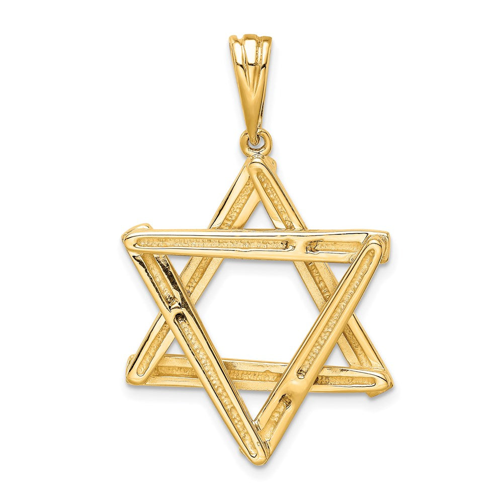 14K Star of David Pendant