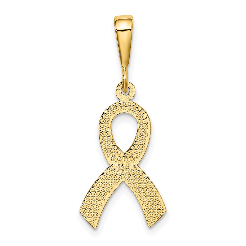 14k Awareness Pendant