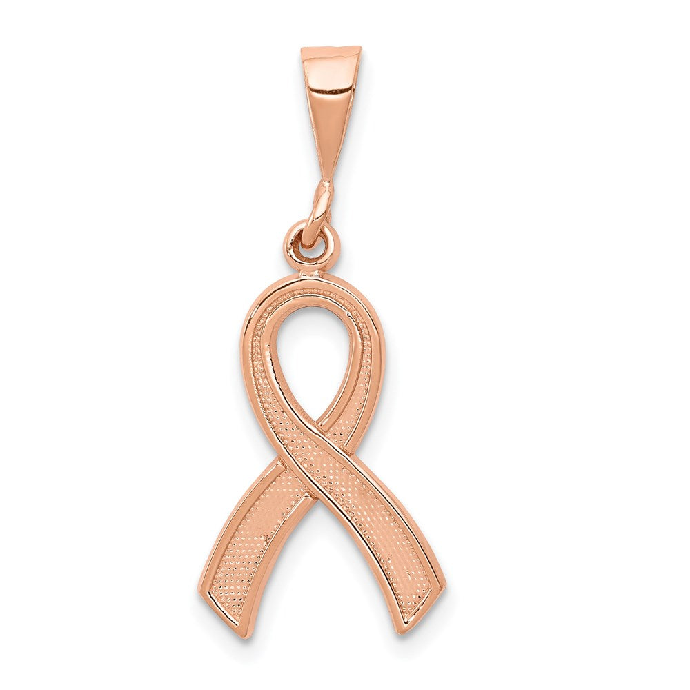 14k Rose Gold Awareness Pendant
