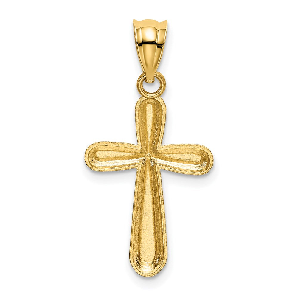 14k Polished Cross Pendant