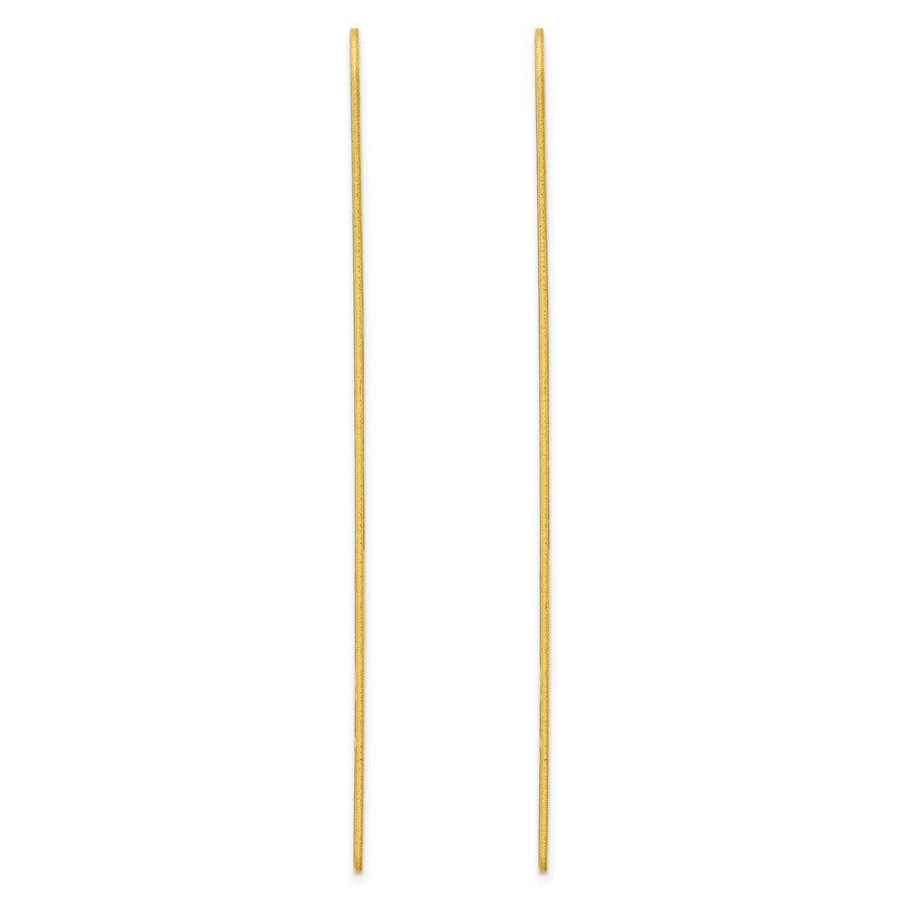 Kelly Waters Brass Pair of Two 3 inch Engravable Collar Stays