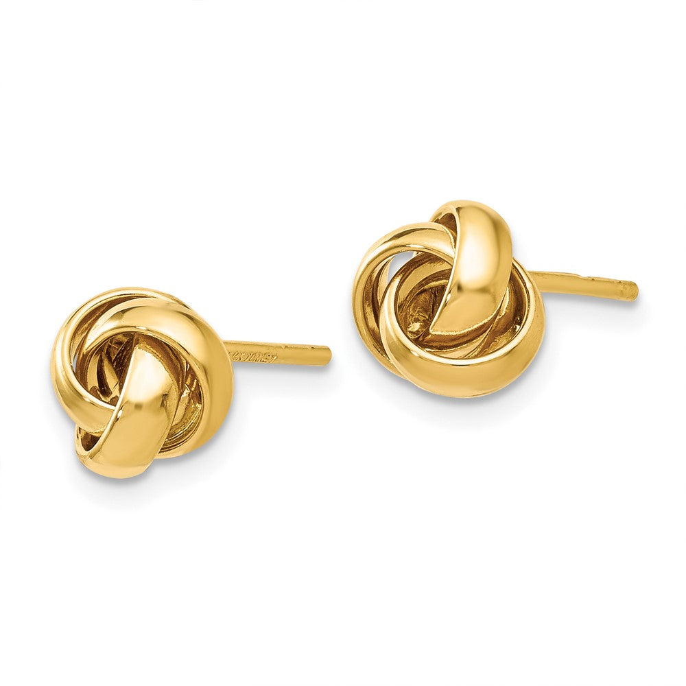 14K Polished Post Earrings